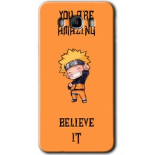 Gramaphone Galaxy J7 2016 Kılıf Hd Desen Baskılı Arka Kapak + Kırılmaz Cam - Kendine Inan