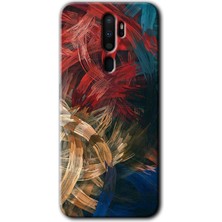 Gramaphone Oppo A9 2020 Kılıf Hd Desen Baskılı Arka Kapak + Kırılmaz Cam - Karma Boyalar