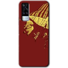 Gramaphone Vivo Y51 Kılıf Hd Desen Baskılı Arka Kapak + Esnek Nano Cam - Zoo