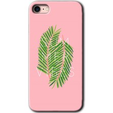 Gramaphone iPhone 7 Kılıf Hd Desen Baskılı Arka Kapak + Kırılmaz Cam - Summer Vibes