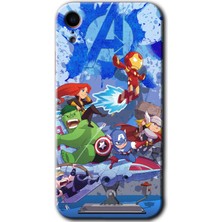 Gramaphone iPhone Xr Kılıf Hd Desen Baskılı Arka Kapak + Esnek Nano Cam - Avengers Cartoon