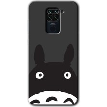 Gramaphone Redmi Note 9 Kılıf Hd Desen Baskılı Arka Kapak + Esnek Nano Cam - Şaşkın Eşek