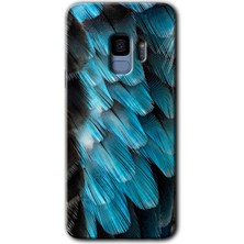 Galaxy S9 Kılıf Hd Desen Baskılı Arka Kapak - 9d Tüyler