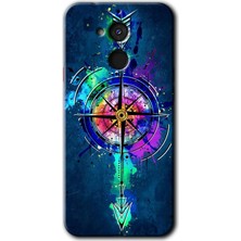 General Mobile Gm 8 Kılıf Hd Desen Baskılı Arka Kapak - Gizemli Pusula