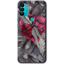 Gramaphone General Mobile Gm 21 Plus Kılıf Hd Desen Baskılı Arka Kapak - Kelebek Ömrü
