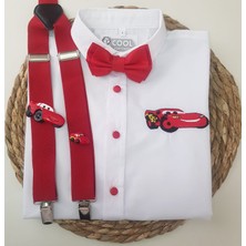 Cool Bebe  Şimşek Mc Konseptli Askı Papyon Gömlek