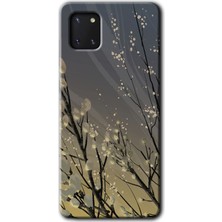 Gramaphone Galaxy A81 Kılıf Hd Desen Baskılı Arka Kapak - Branches Flowers
