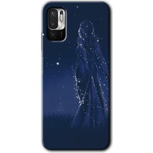 Gramaphone Poco M3 Pro Kılıf Hd Desen Baskılı Arka Kapak + Kırılmaz Cam - Gecenin Kraliçesi
