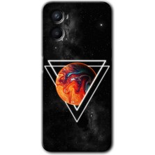 Gramaphone Oppo Reno 3 Kılıf Hd Desen Baskılı Arka Kapak + Esnek Nano Cam - Kızıl Gezegen