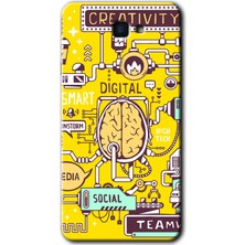 Gramaphone Galaxy J7 Prime 2 Kılıf Hd Desen Baskılı Arka Kapak + Kırılmaz Cam - Smart 2