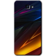 Gramaphone Galaxy J7 Prime 2 Kılıf Hd Desen Baskılı Arka Kapak + Kırılmaz Cam - Stranger Lines