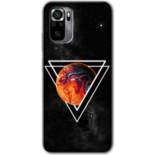 Gramaphone Redmi Note 10S Kılıf Hd Desen Baskılı Arka Kapak - Kızıl Gezegen