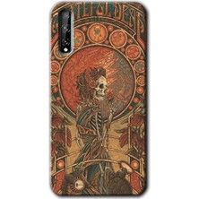 Huawei Y8P Kılıf Hd Desen Baskılı Arka Kapak + Kırılmaz Cam - Aşk