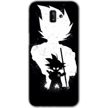 Galaxy J8 Kılıf Hd Desen Baskılı Arka Kapak + Esnek Nano Cam - Anime