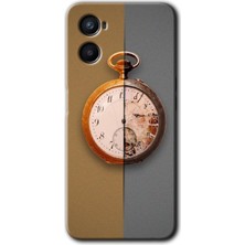 Gramaphone Oppo Reno 3 Kılıf Hd Desen Baskılı Arka Kapak + Esnek Nano Cam - Clocks Artwork