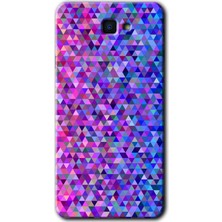 Gramaphone Galaxy J7 Prime 2 Kılıf Hd Desen Baskılı Arka Kapak + Kırılmaz Cam - Pixel Mozaik