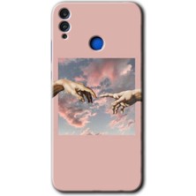 Gramaphone Honor 8x Kılıf Hd Desen Baskılı Arka Kapak + Esnek Nano Cam - Tutunamayanlar