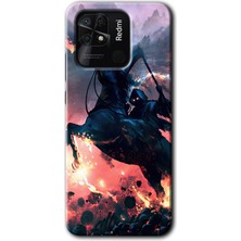 Gramaphone Redmi 10C Kılıf Hd Desen Baskılı Arka Kapak - Bloodhorne