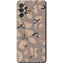 Gramaphone Galaxy A52S Kılıf Hd Desen Baskılı Arka Kapak + Kırılmaz Cam - Kamuflaj 6
