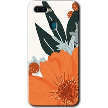 Gramaphone Oppo A5S Kılıf Hd Desen Baskılı Arka Kapak - Portakal Çiçeği