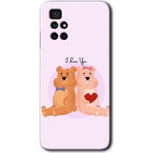 Gramaphone Redmi 10 Kılıf Hd Desen Baskılı Arka Kapak - Sevgili Ayıcık