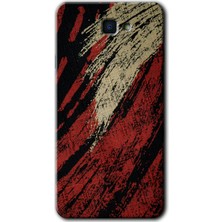 Gramaphone Galaxy J7 Prime 2 Kılıf Hd Desen Baskılı Arka Kapak + Kırılmaz Cam - Kumaş Deseni 6