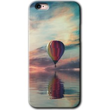 Gramaphone Apple iPhone 6s Plus Kılıf Hd Desen Baskılı Arka Kapak + Kırılmaz Cam - Zeplin