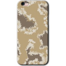 Gramaphone Apple iPhone 6s Plus Kılıf Hd Desen Baskılı Arka Kapak + Kırılmaz Cam - Kamuflaj 33