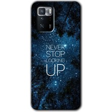 Gramaphone Poco X3 Gt Kılıf Hd Desen Baskılı Arka Kapak + Esnek Nano Cam - Stars Wallpaper