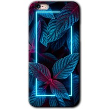 Gramaphone Apple iPhone 6s Kılıf Hd Desen Baskılı Arka Kapak - Mekanik Yaprak 4