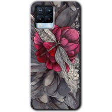 Gramaphone Realme 8 Pro Kılıf Hd Desen Baskılı Arka Kapak + Esnek Nano Cam - Kelebek Ömrü
