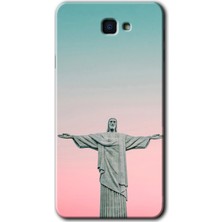 Gramaphone Galaxy J7 Prime 2 Kılıf Hd Desen Baskılı Arka Kapak + Kırılmaz Cam - Rio