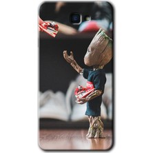 Gramaphone Galaxy J7 Prime 2 Kılıf Hd Desen Baskılı Arka Kapak + Kırılmaz Cam - I Am Groot