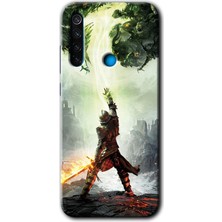 Gramaphone Redmi Note 8 Kılıf Hd Desen Baskılı Arka Kapak + Kırılmaz Cam - Dragon Hunter