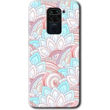Gramaphone Redmi Note 9 Kılıf Hd Desen Baskılı Arka Kapak + Kırılmaz Cam - Çin Mandala 1