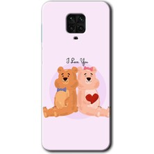 Gramaphone Redmi Note 9 Pro Kılıf Hd Desen Baskılı Arka Kapak - Sevgili Ayıcık