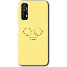 Gramaphone Realme 7 Kılıf Hd Desen Baskılı Arka Kapak - Be Honest