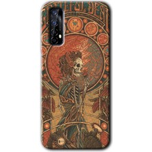 Gramaphone Realme 7 Kılıf Hd Desen Baskılı Arka Kapak + Kırılmaz Cam - Aşk