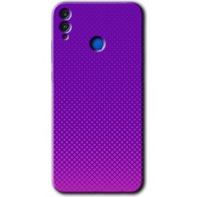 Gramaphone Honor 8x Kılıf Hd Desen Baskılı Arka Kapak + Esnek Nano Cam - Semantic