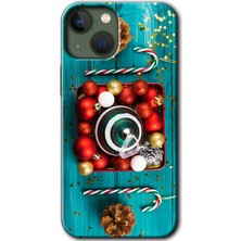 Gramaphone Apple iPhone 13 Mini Kılıf Hd Desen Baskılı Arka Kapak - Christmas