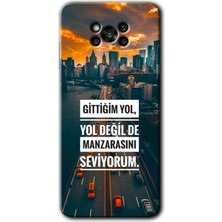 Gramaphone Poco X3 Pro Kılıf Hd Desen Baskılı Arka Kapak + Kırılmaz Cam - Manzara Seviyorum