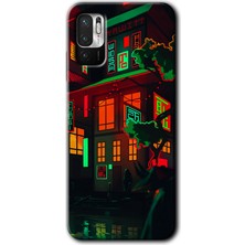 Gramaphone Poco M3 Pro Kılıf Hd Desen Baskılı Arka Kapak + Kırılmaz Cam - China Street