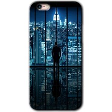 Gramaphone Apple iPhone 6s Kılıf Hd Desen Baskılı Arka Kapak + Kırılmaz Cam - Şehir Manzarası