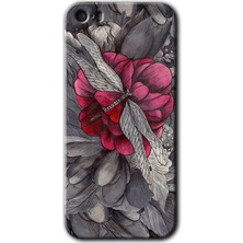 Gramaphone Apple iPhone 5 Kılıf Hd Desen Baskılı Arka Kapak - Kelebek Ömrü