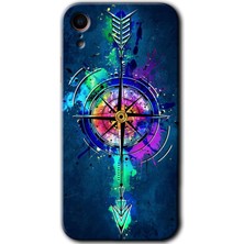 Gramaphone Apple iPhone Xr Kılıf Hd Desen Baskılı Arka Kapak - Gizemli Pusula