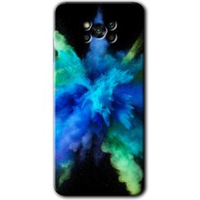 Gramaphone Poco X3 Pro Kılıf Hd Desen Baskılı Arka Kapak + Kırılmaz Cam - Karışım 1
