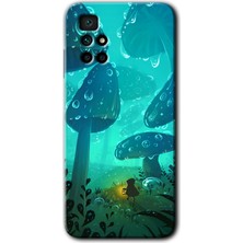 Redmi 10 Kılıf Hd Desen Baskılı Arka Kapak + Esnek Nano Cam - Silhoutte Dropss