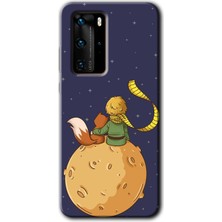 Gramaphone Huawei P40 Pro Kılıf Hd Desen Baskılı Arka Kapak - Küçük Prens
