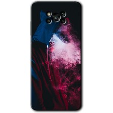 Gramaphone Poco X3 Nfc Kılıf Hd Desen Baskılı Arka Kapak - Smoke-Man