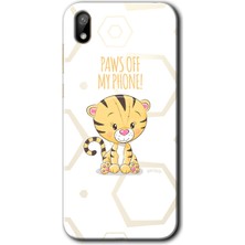 Gramaphone Huawei Y5 2019 Kılıf Hd Desen Baskılı Arka Kapak - Sevimli Kedi 1